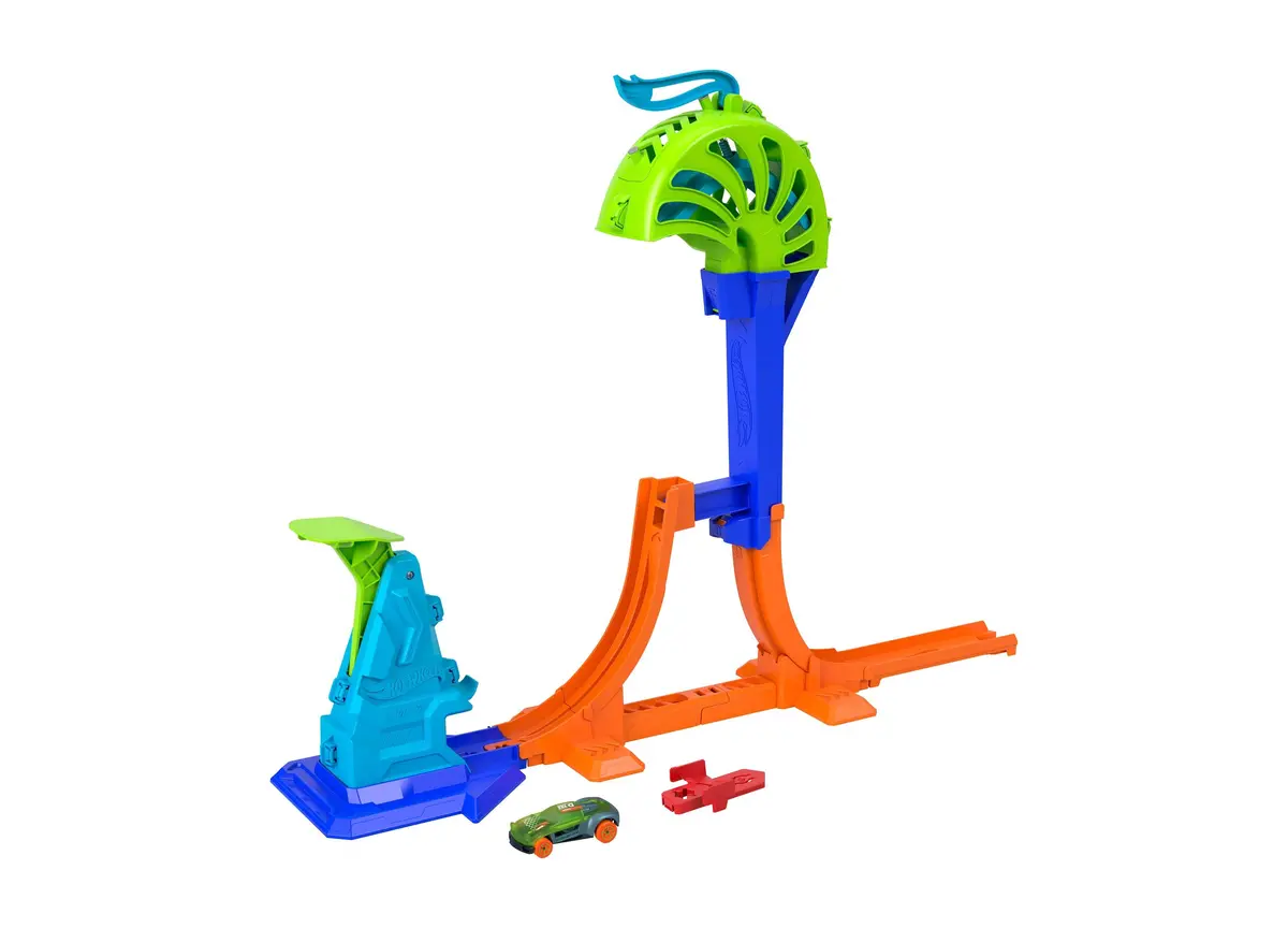 Hot Wheels Stunt Tracks Power Launch Champion Track Set 1