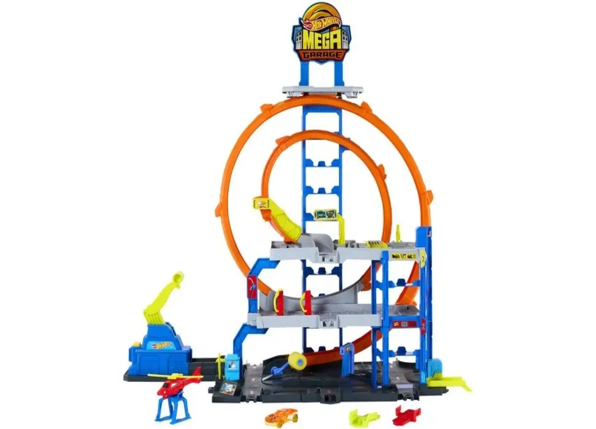 Hot Wheels Mega Loop Garage - Ultimate Racing Playset 1