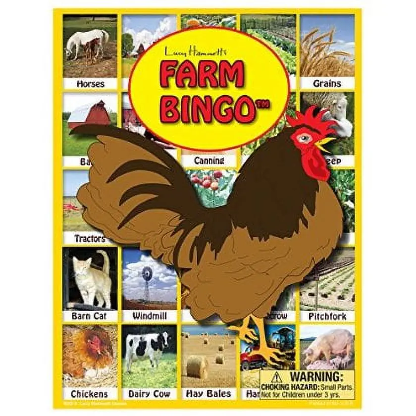 Farm Bingo Adventure Game: Animals, Crops & Machinery Edition 1