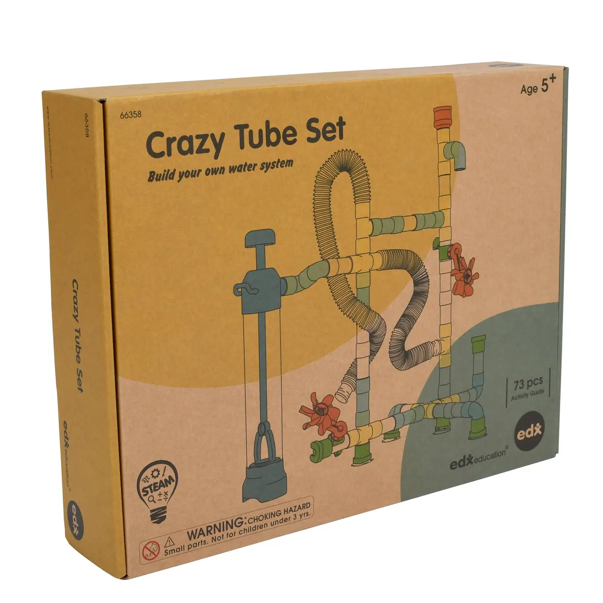 Edxeducation Crazy Tube Set - Interactive Water Exploration Kit 1