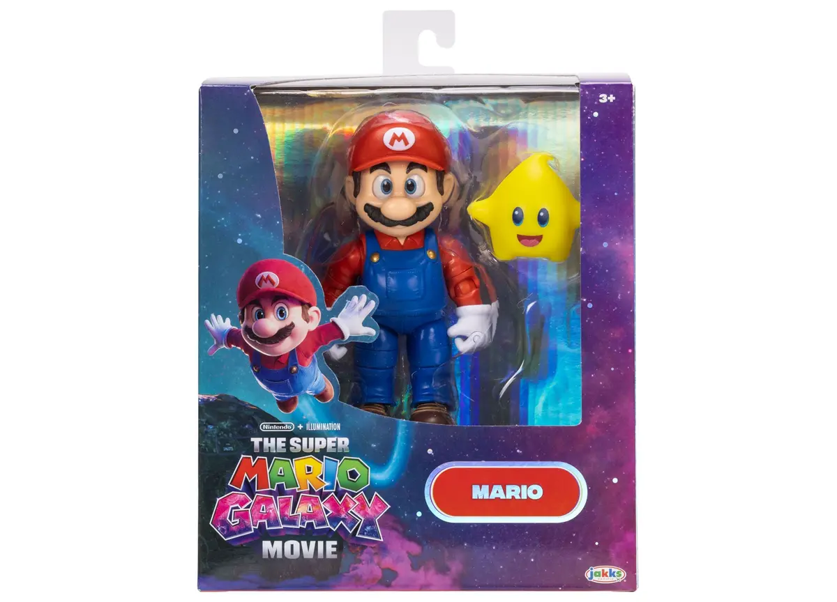 Super Mario Galaxy Movie - 5" Mario Action Figure Set 1