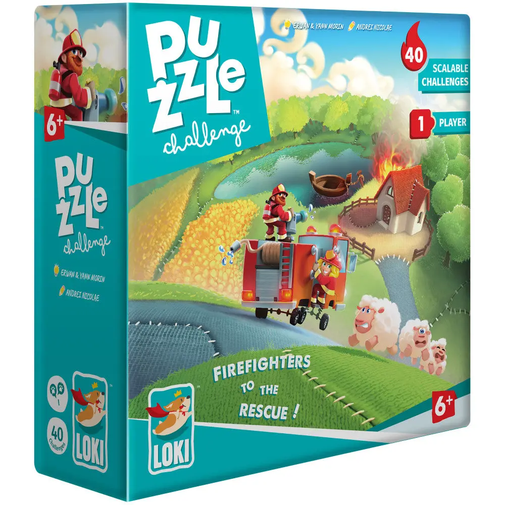 Firefighter Rescue Challenge Puzzle - 40 Pc 1