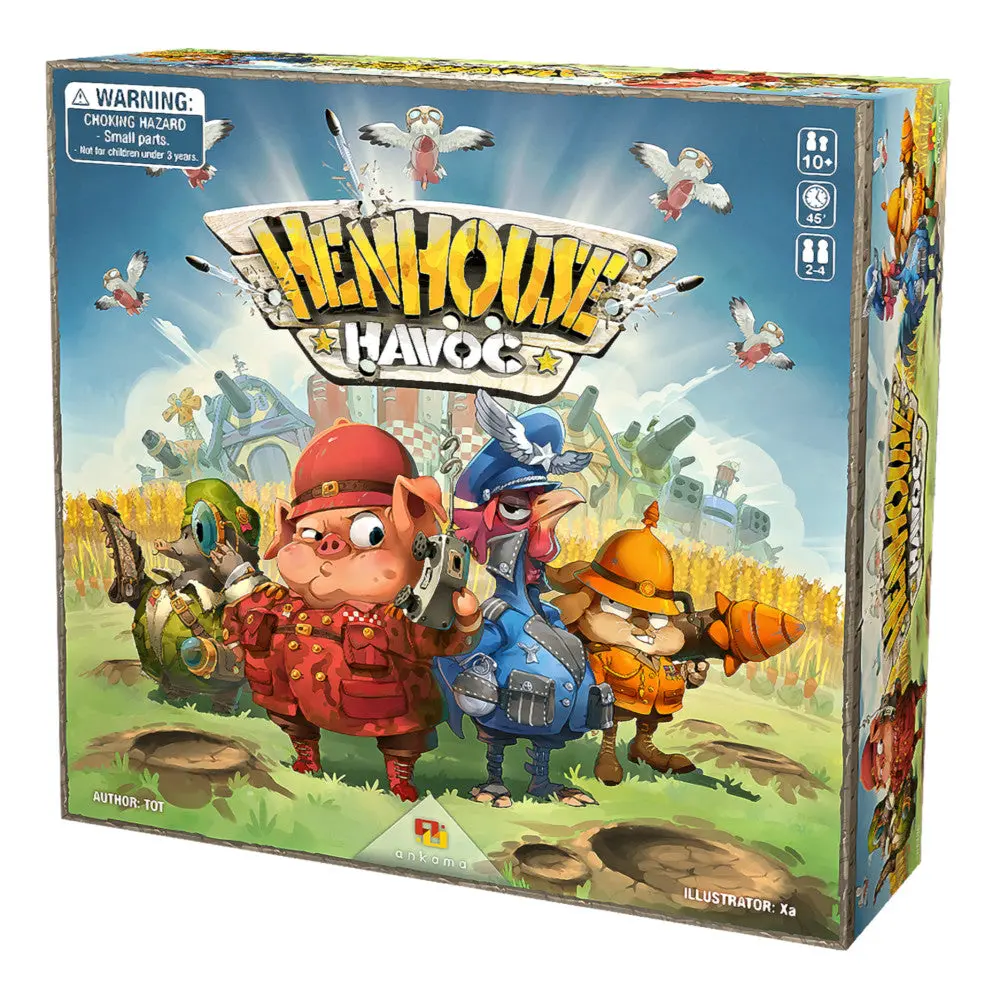 Henhouse Havoc Strategic Family Board Game 1