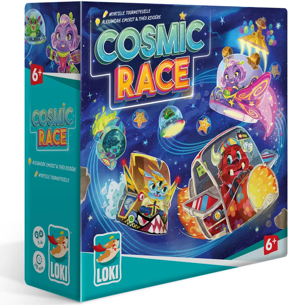 Cosmic Race - Space-Themed Racing Card Game For Families 1