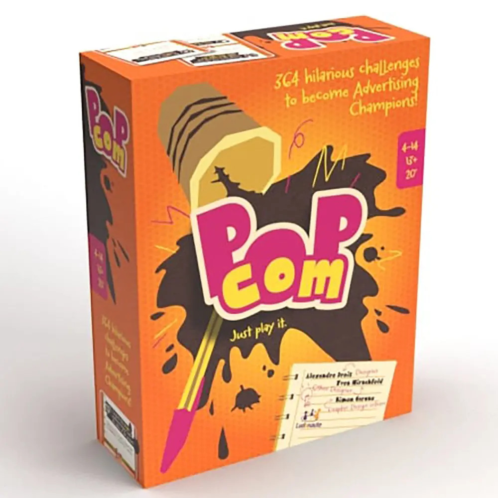 Ludonaute Pop Com: Hilarious Advertising Party Game For Ages 13+ 1