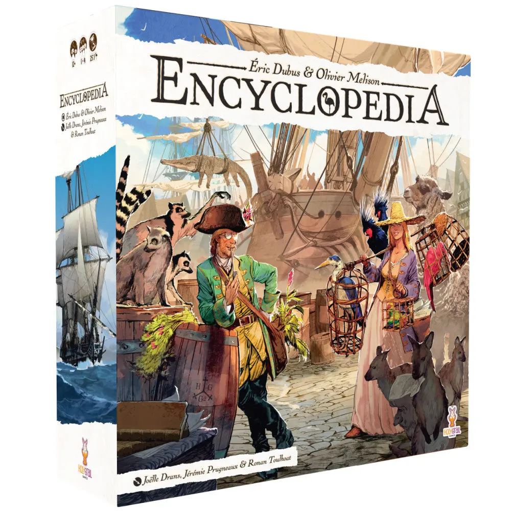 Encyclopedia: Historical Dice-Based Worker Placement Game For 1-4 Players 1