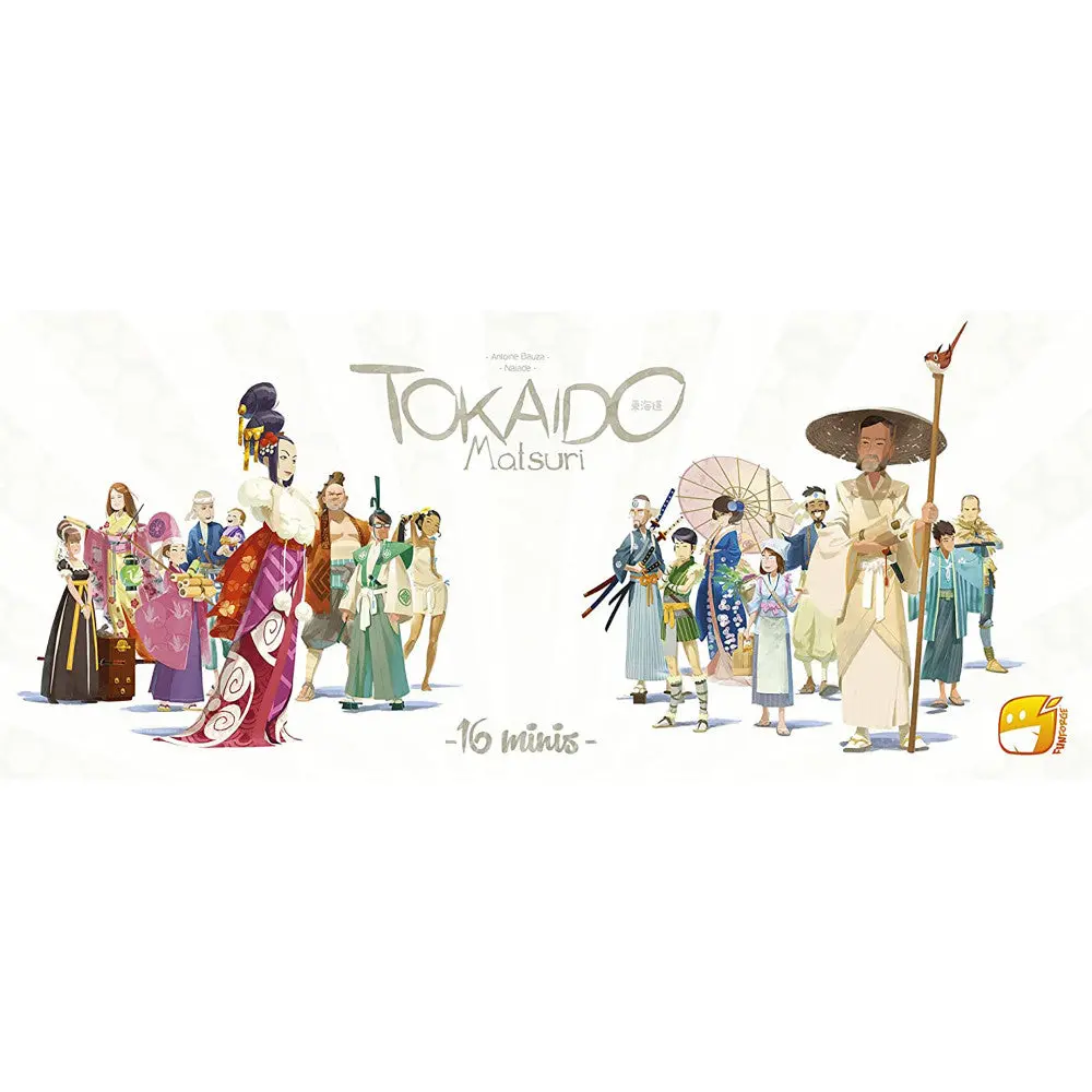 Tokaido: Matsuri Miniature Figures 16-Pack Accessory For Board Game Enthusiasts 1