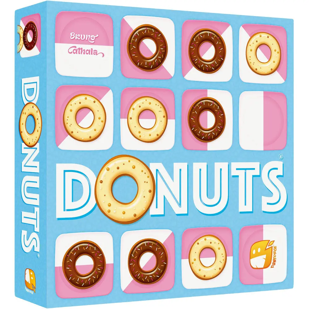 Funforge Donuts: Tactical 2-Player Donut Placement Board Game 1
