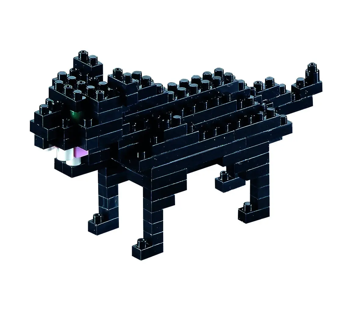 Brixies 107-Piece Black Panther 3D Nano Micro Building Kit 1