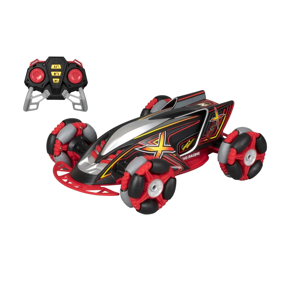 Nikko Rc Omni X - Remote Control Drift Car - Black & Red 1