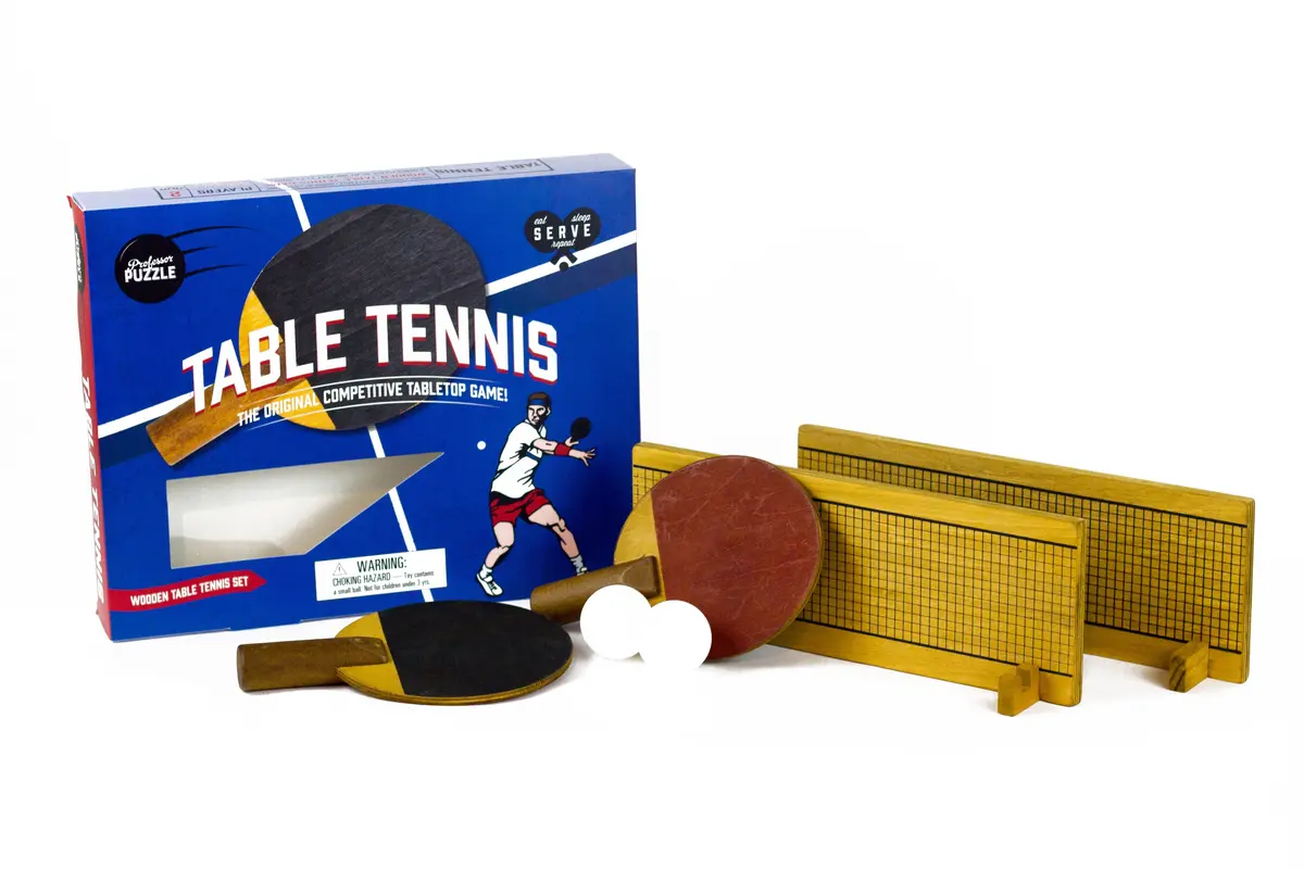 Professor Puzzle Games Academy Portable Table Tennis Set 1