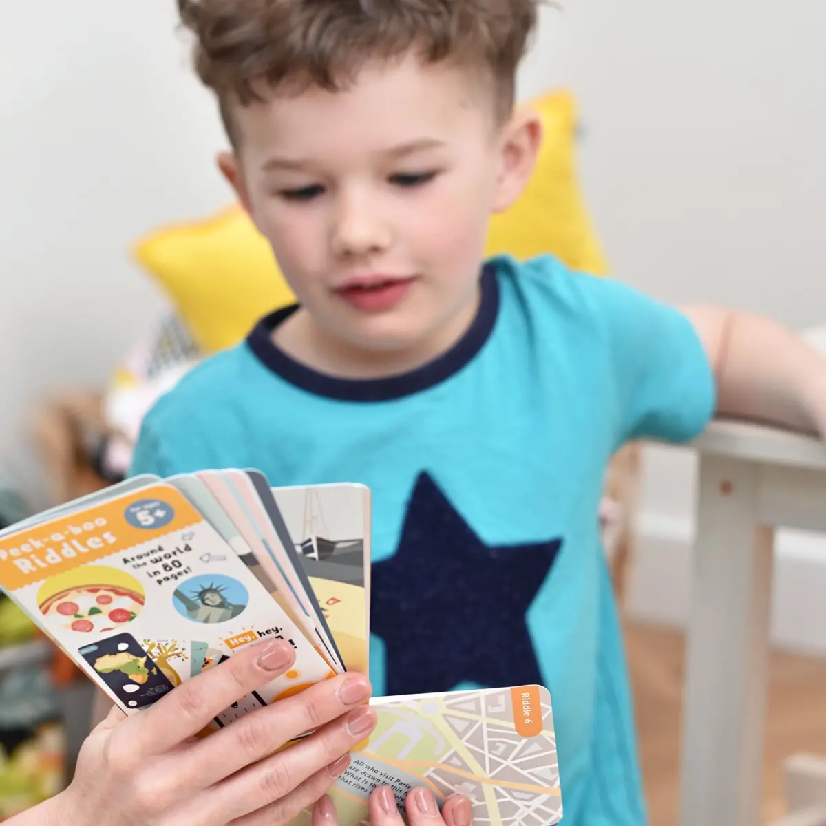 Banana Panda Peek-A-Boo Riddles 5+ Educational Card Set 1