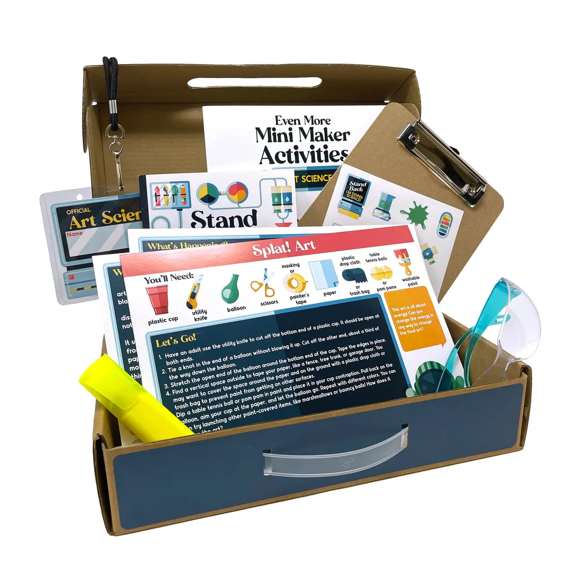 Carson Dellosa Education Mini Maker Kit: Art Science - Stem Learning Set 1