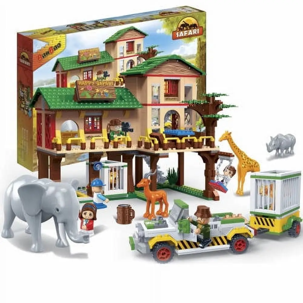 Banbao Safari Ranch Building Block Set - 829Pcs 1