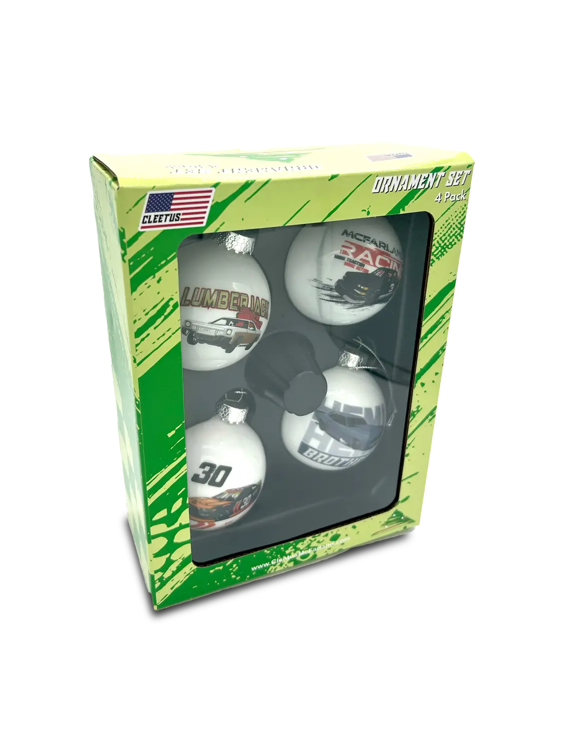 Cleetus Christmas Car Ornament Set 1