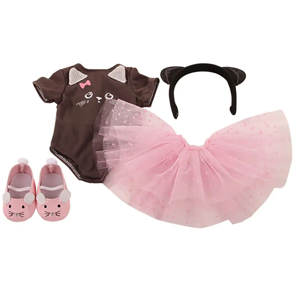 Gotz Little Kitten 18" Doll Ballerina Outfit Set 1