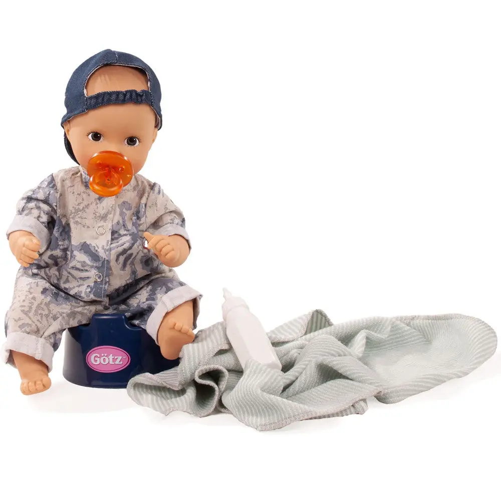Gotz Little Aquini 12 In - Drink & Wet Bath Doll 1