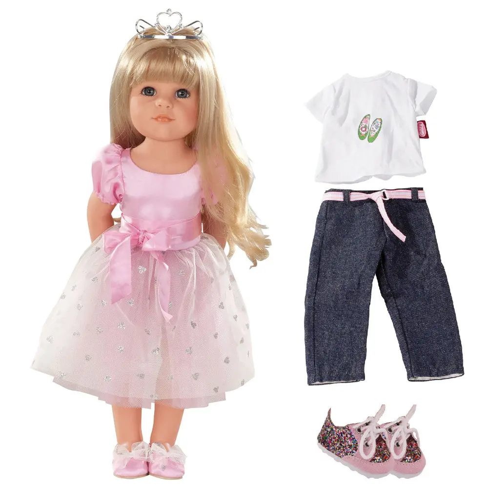 Gotz Hannah Princess 19.5 In Blonde Poseable Doll With Blue Eyes 1