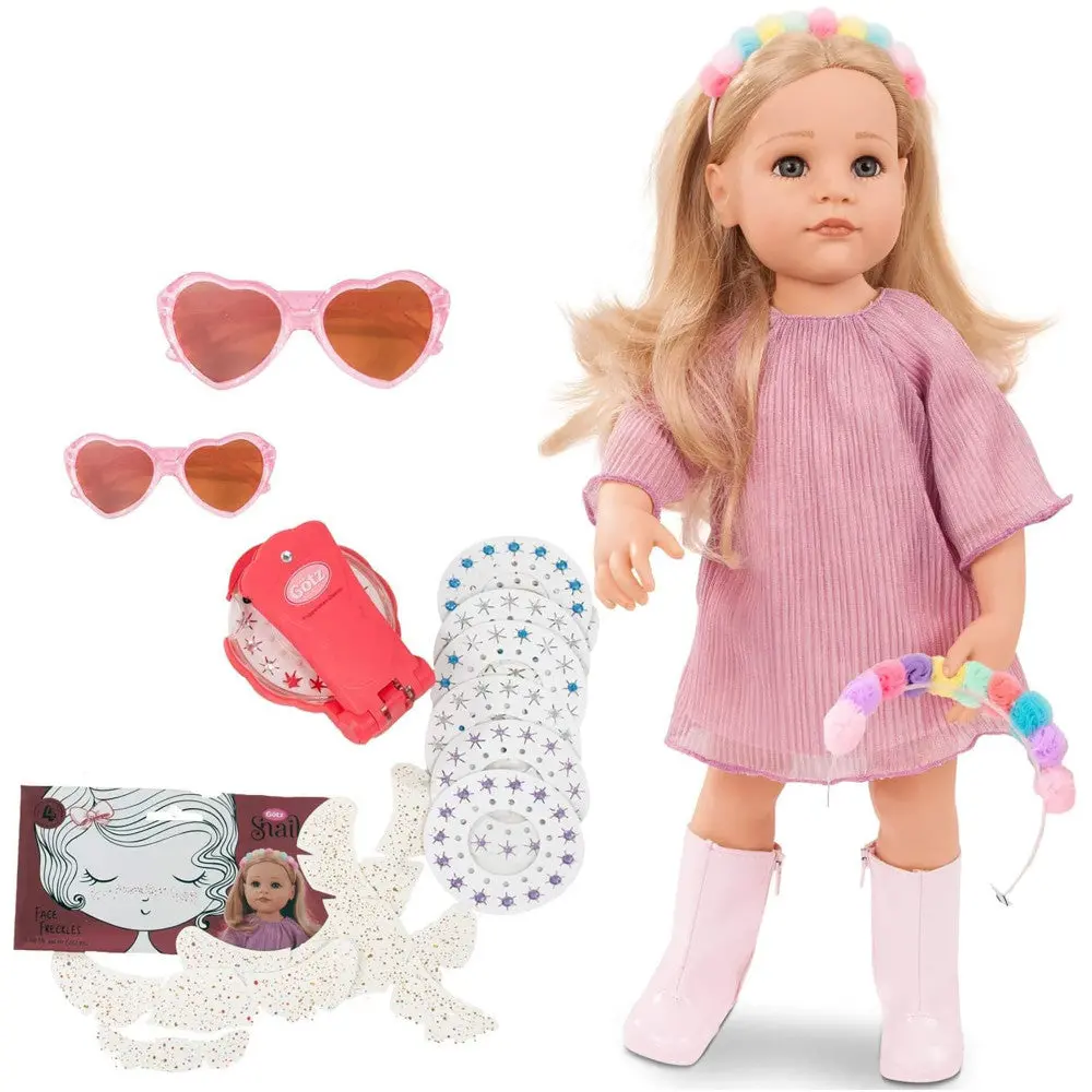 Gotz Hannah 19.5 Inch All Vinyl Doll With Long Blonde Hair 1