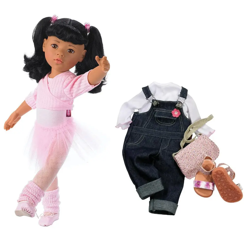 Gotz 19.5 Inch Ballet-Themed Doll - Hannah With Black Hair And Bangs 1