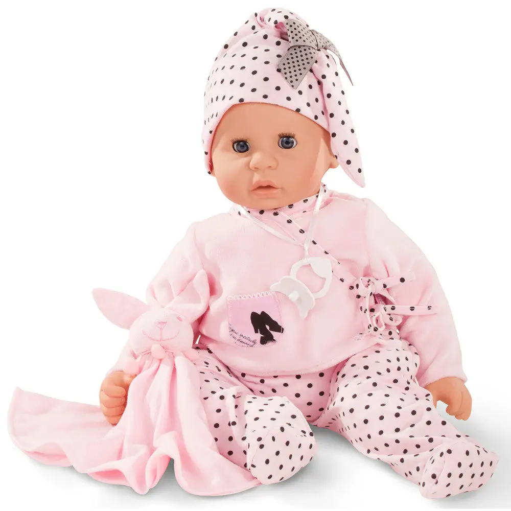 Gotz Cookie 19-Inch Baby Doll - Blue Sleeping Eyes With Pink Outfit 1