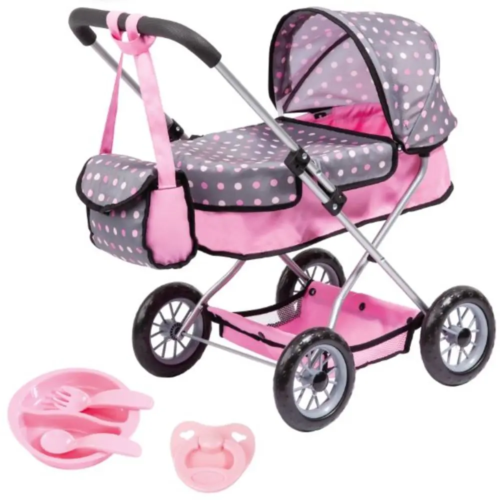 Bayer Dolls Pram Smarty Set With Accessories For 18" Dolls 1