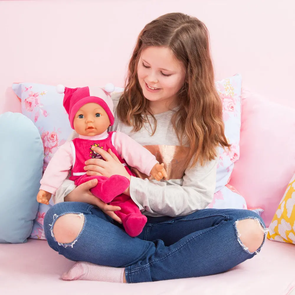 Bayer Design 18" Hello Baby Multi-Function Doll - Interactive Playmate 1