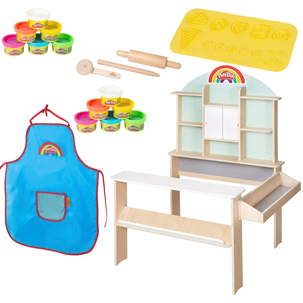 Play-Doh All-Inclusive Wooden Creative Shop Stand Set 1