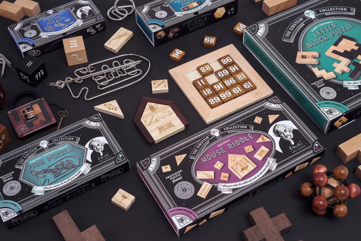 Professor Puzzle Extreme Einstein Atom Wooden Puzzle - Challenge Your Mind 1