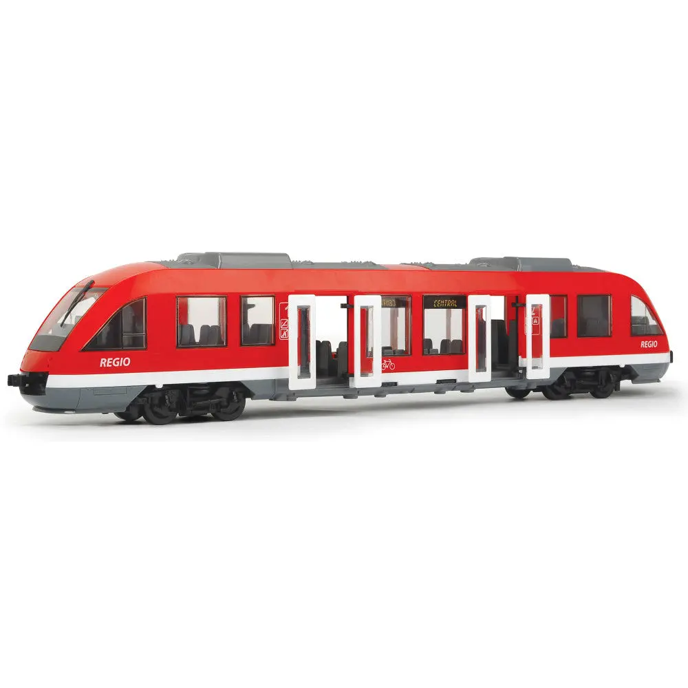 Dickie Toys 17.7" City Train - Trackless Red & White Vehicle Toy, Ages 3+ 1