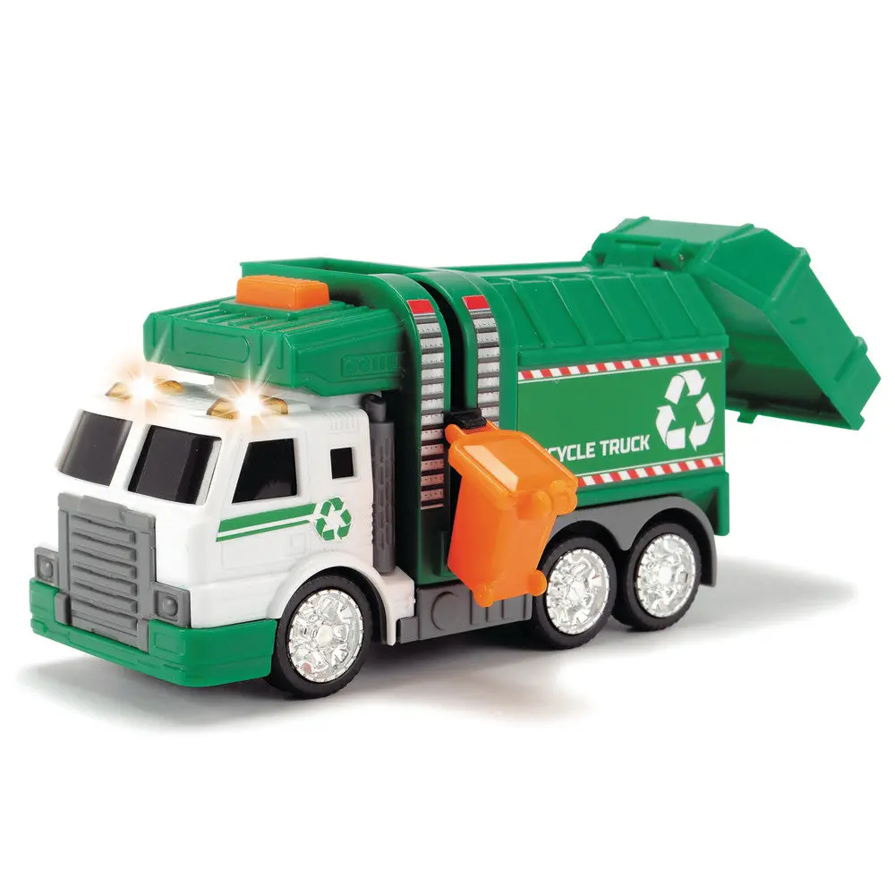 Dickie Toys Eco Series Freewheeling Recycling Truck With Lights And Sounds 1
