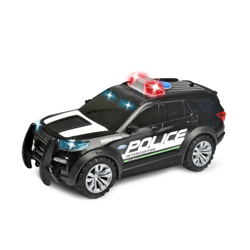 Dickie Toys 1:18 Scale Light & Sound Ford Police Interceptor Model 1