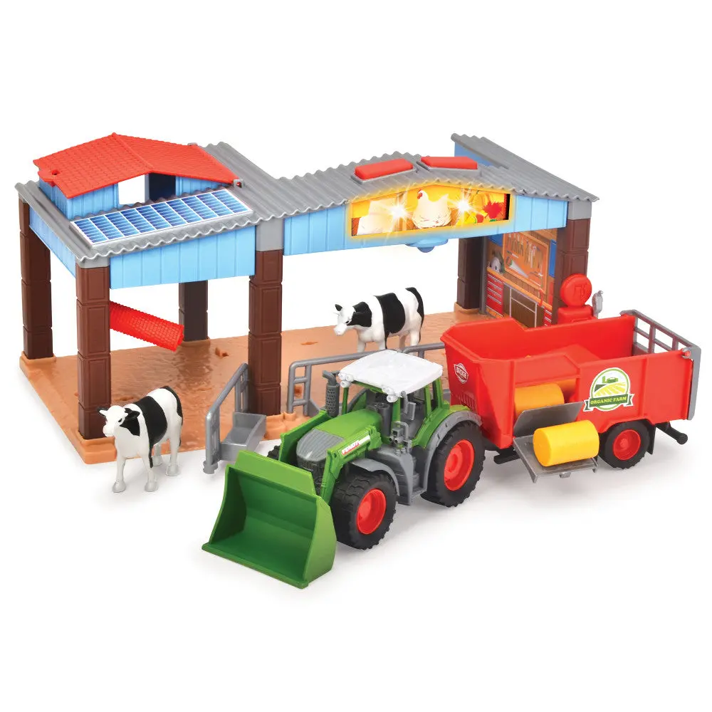 Dickie Toys Farm Station Playset With Light & Sound Effects 1