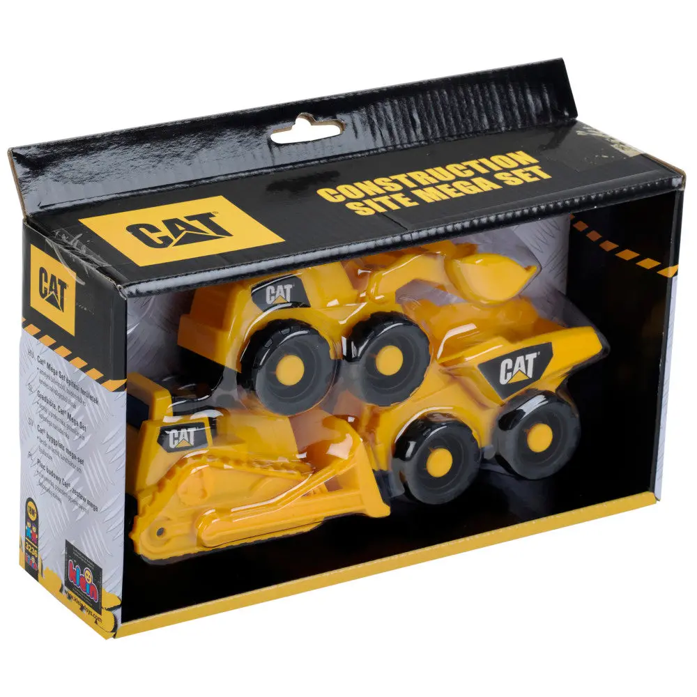 Cat Caterpillar 3-Piece Construction Site Mega Set 1