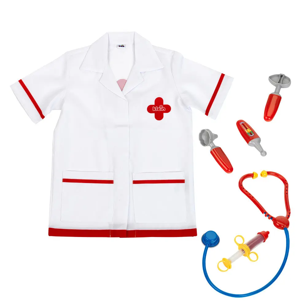 Klein 6-Piece Pro Doctor Costume Set - White & Red - Kids Ages 3+ 1