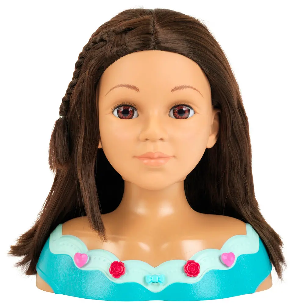 Klein Hairstyling Head Mia - Pink & Teal, 10.6" Toy For Kids 3+ 1
