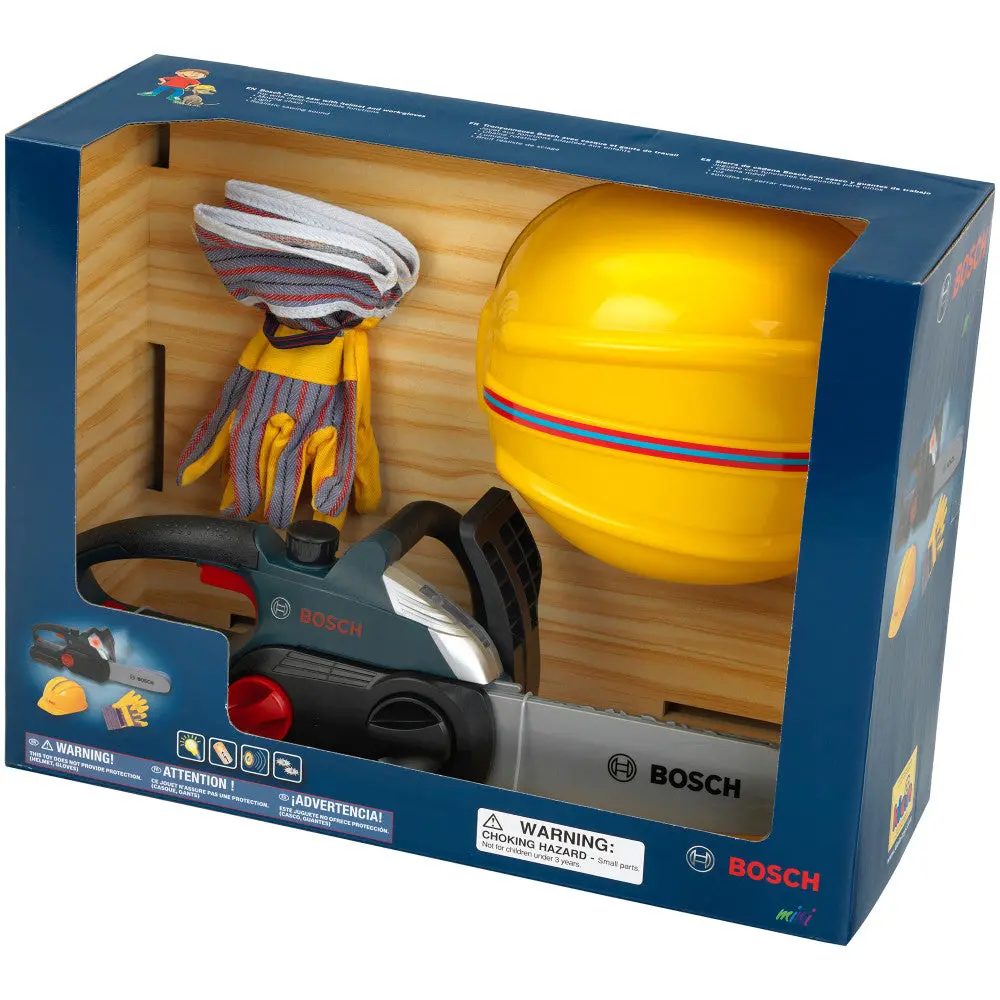 Bosch 4 Piece Chainsaw Worker Set - Interactive Role Play For Kids 1
