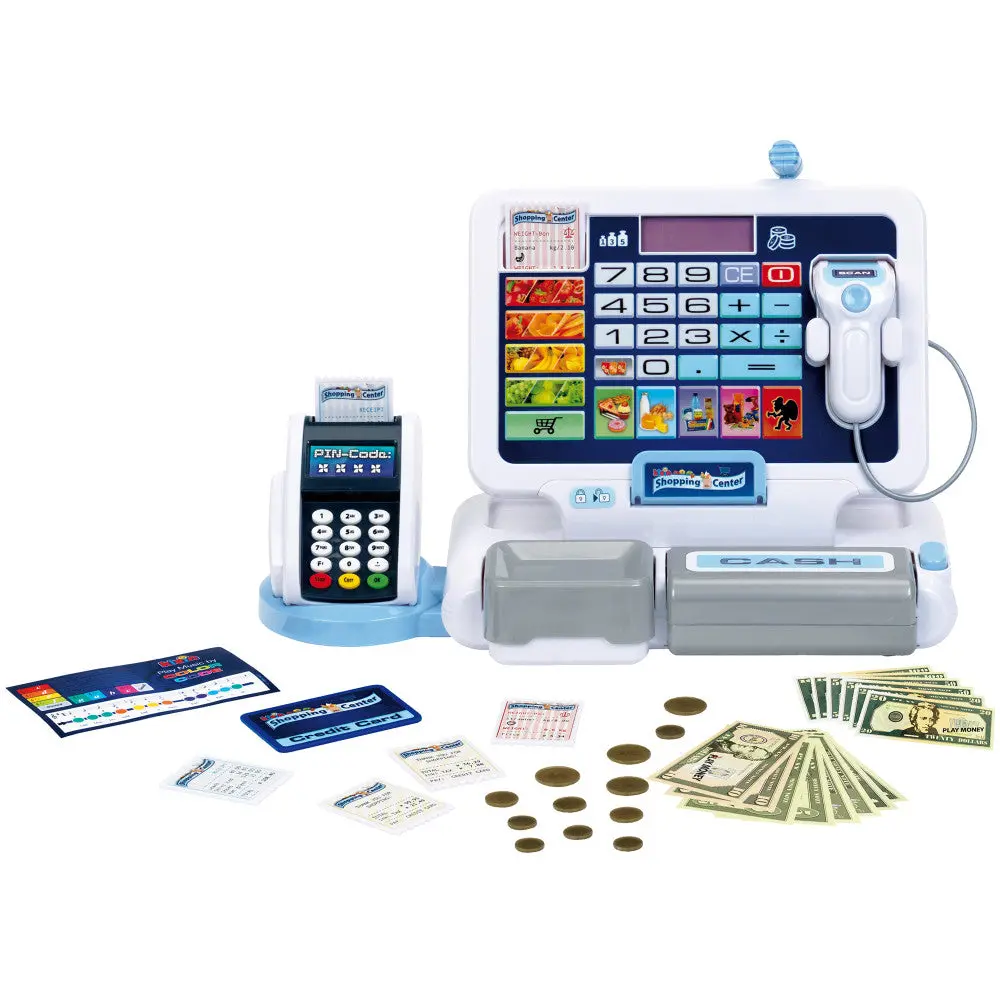 Klein Interactive Shopping Center Playset With Tablet & Cash Register - Kids Pretend Play, Ages 3+ 1