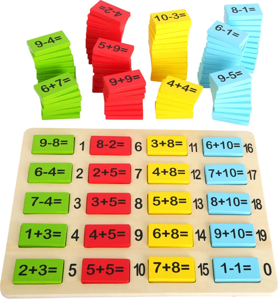 Math Number Tiles Educational Toy 1