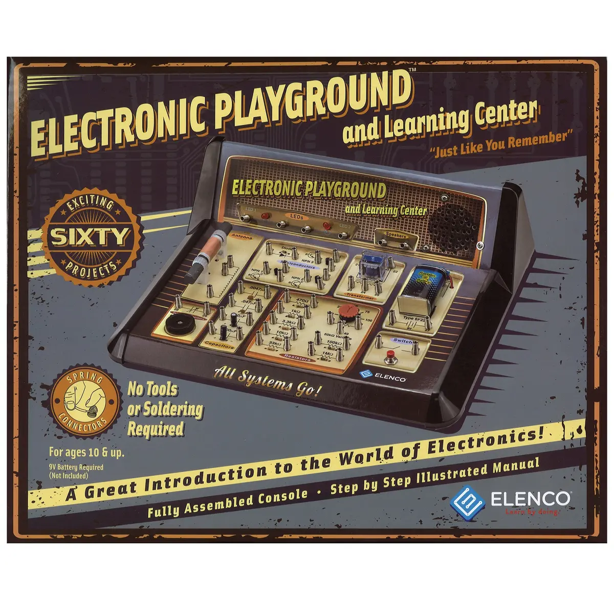 Elenco 60-In-One Electronic Playground - Educational Learning Center 1