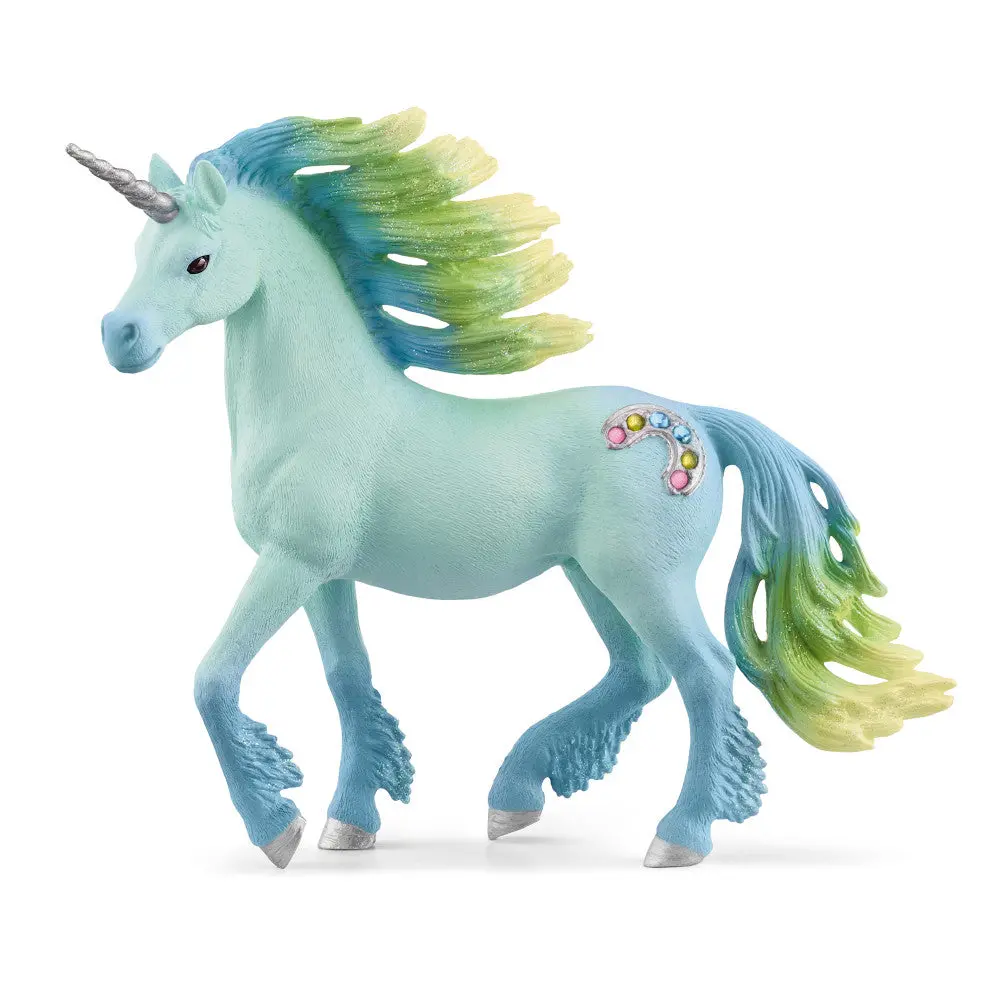 Schleich Bayala 5.4 Inch Marshmallow Unicorn Stallion - Magical Figurine 1