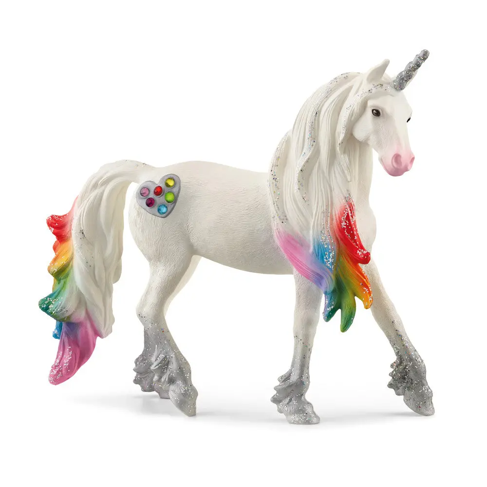 Schleich Bayala 5.4 Inch Rainbow Love Unicorn Stallion - Magical Figurine 1
