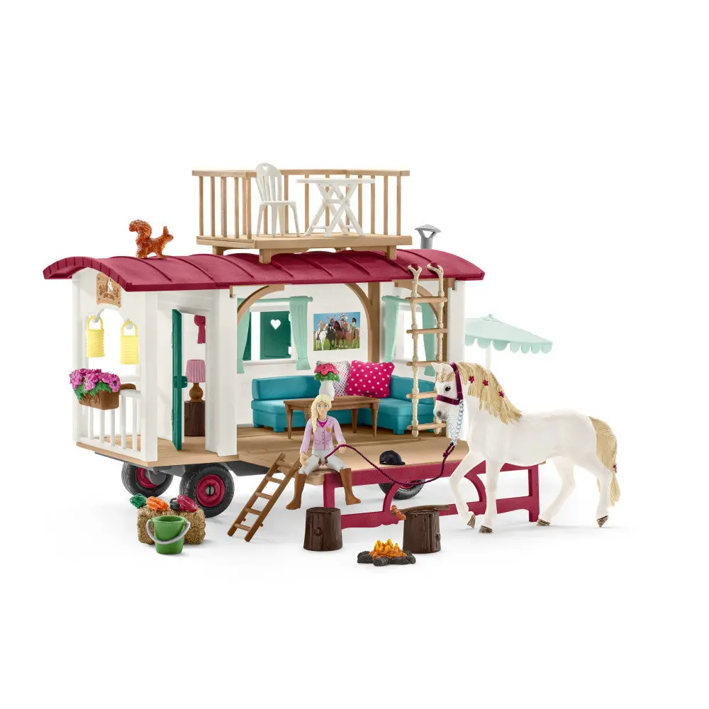 Schleich Horse Club: Caravan For Secret Club Meetings - 95 Piece Playset 1