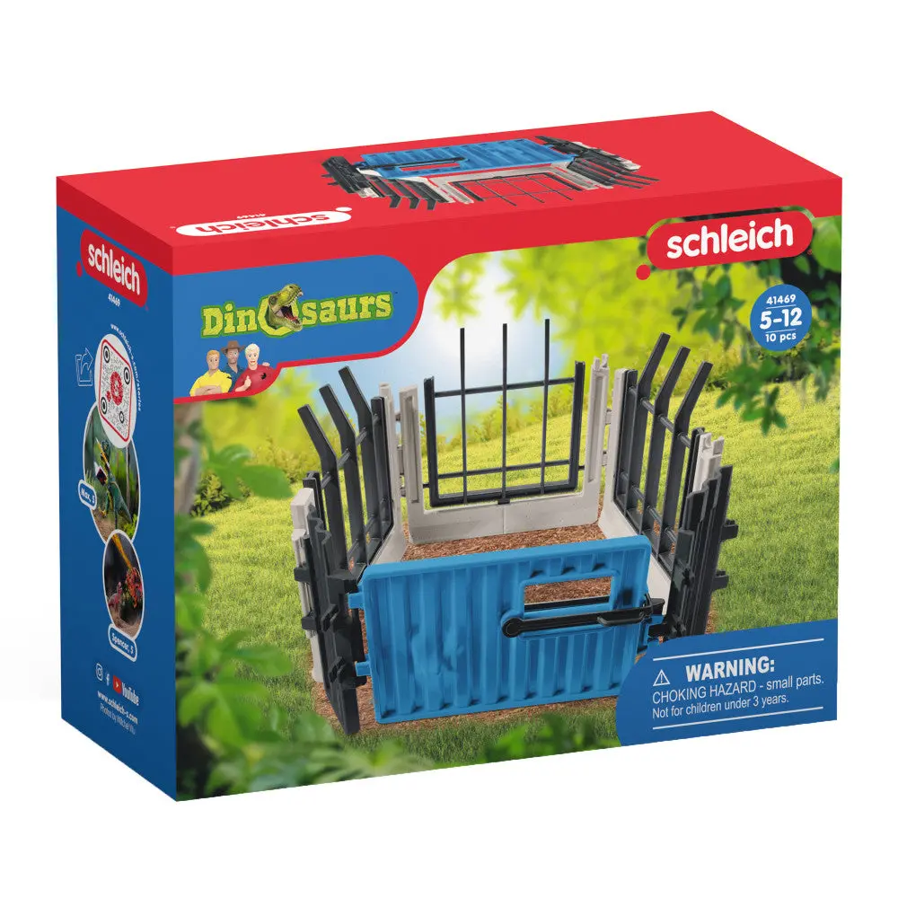 Schleich Dinosaurs 10-Piece Extend-A-Fence Dino Enclosure Playset 1