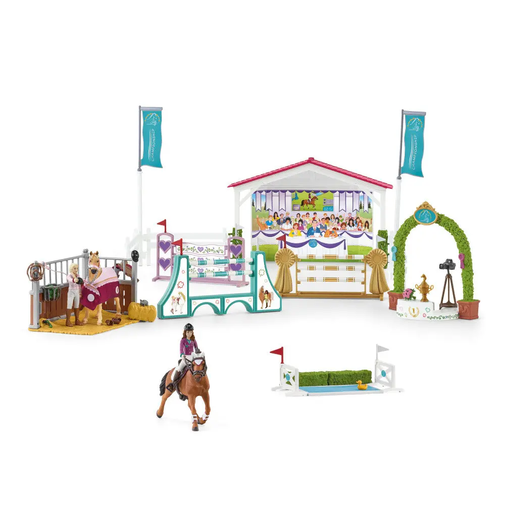 Schleich Horse Club Friendship Horse Tournament 36-Piece Playset 1