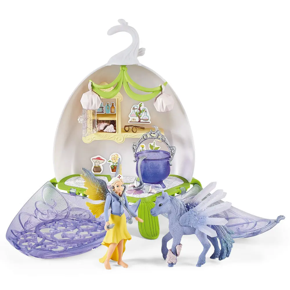 Schleich Bayala Magical Vet Blossom 14-Piece Fairy Playset For Kids 5+ 1
