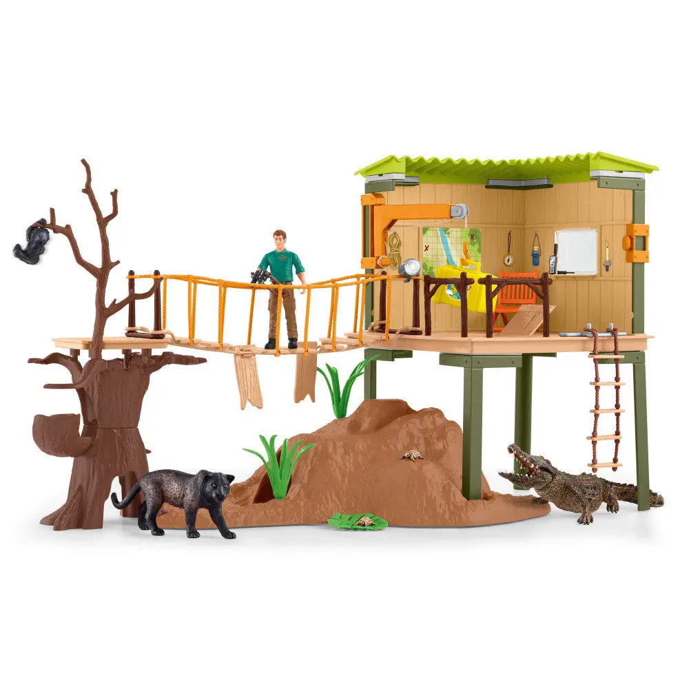 Schleich Wild Life Ranger Adventure Station Playset For Kids Ages 3+ 1