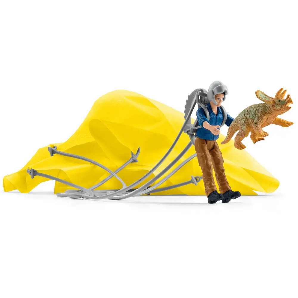 Schleich Dinosaurs Parachute Rescue - Dino Figurine Adventure Playset 1
