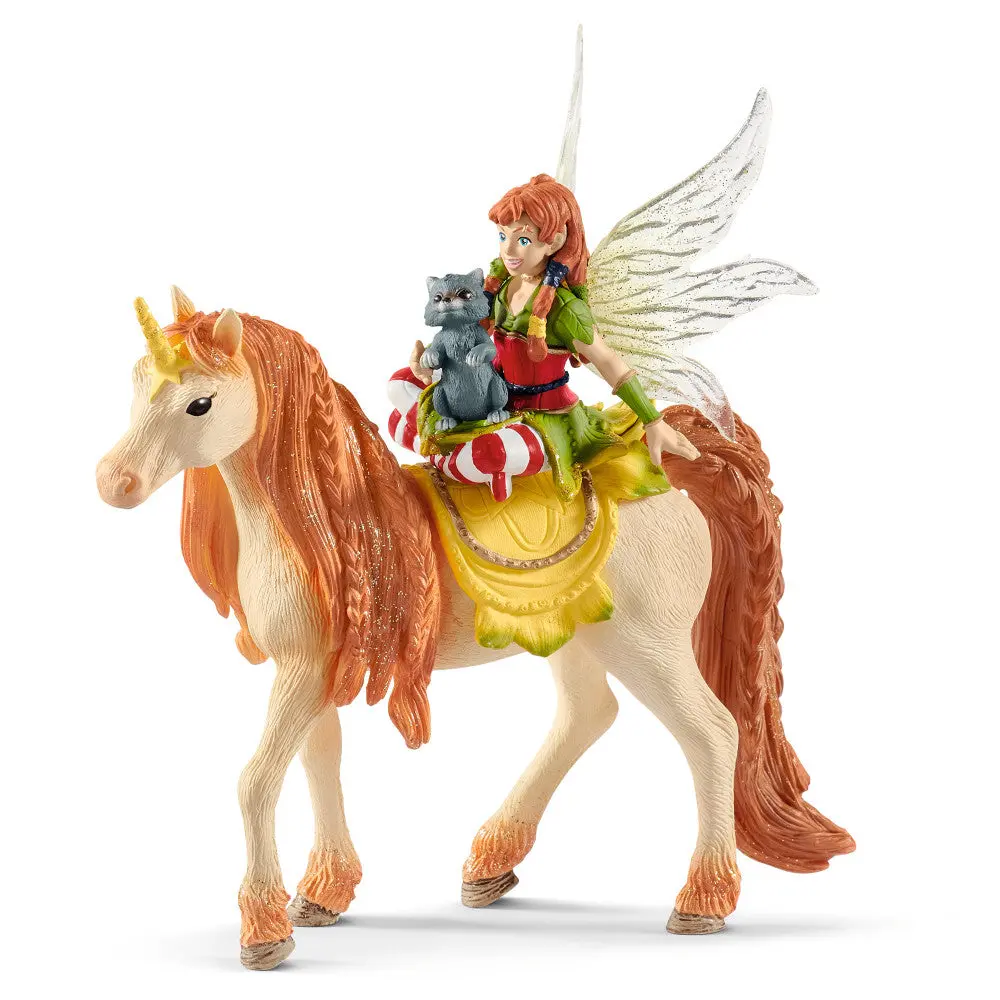 Schleich Bayala - Fairy Marween With Glitter Unicorn Playset 1