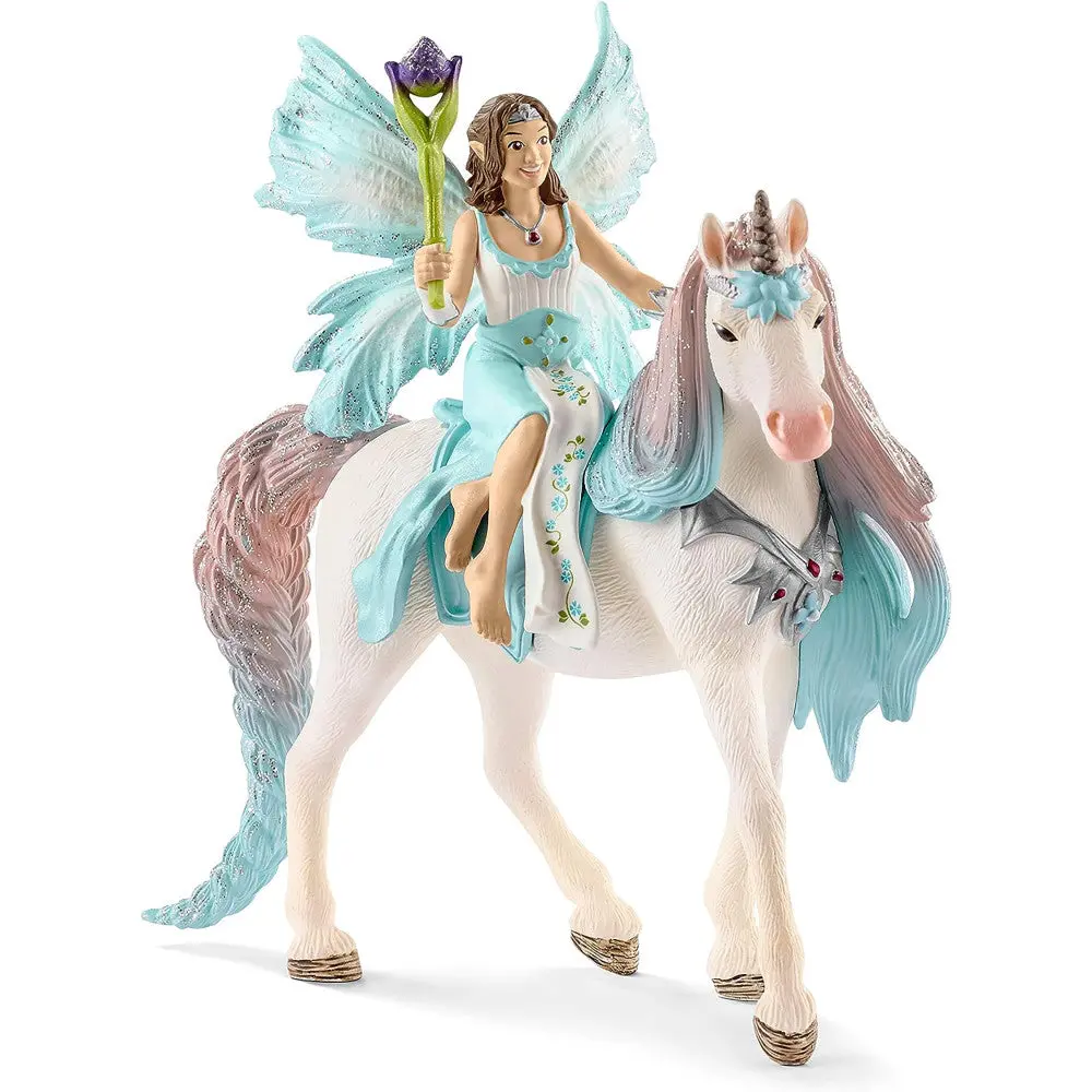 Schleich Bayala Fairy Eyela With Princess Unicorn 3-Piece Playset 1